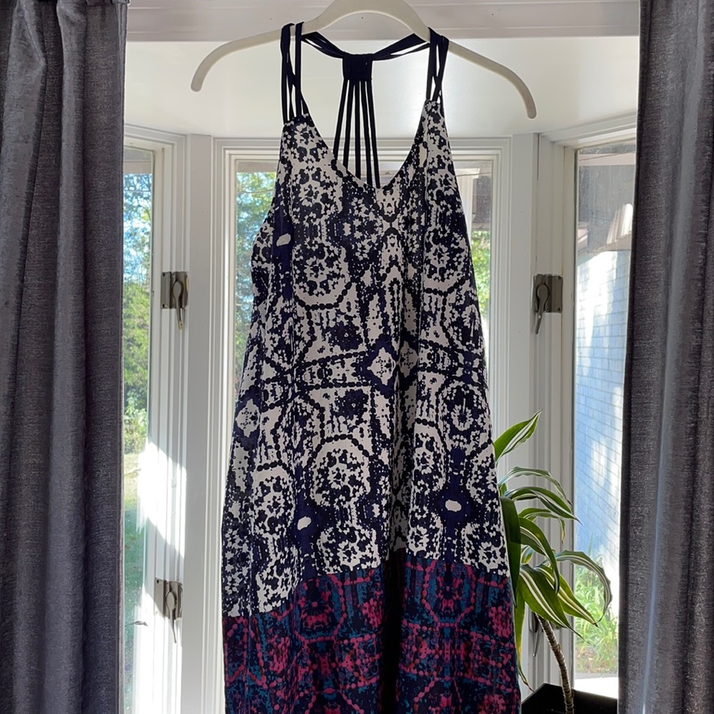 Short dress or swim cover up
